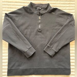 UNRL Outbound Quarter Zip 1/4 Pullover Mens 2XL Black Stretch Golf Athletic READ